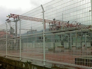 Airport Euro Welded Fence 75x150mm High Security Fence Panels  Double Ring
