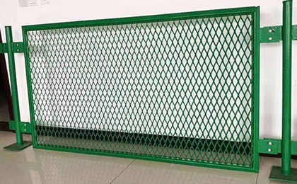 Highway Expanded Wire Mesh Anti Dazzle Expanded Aluminum Wire Mesh 40x80mm