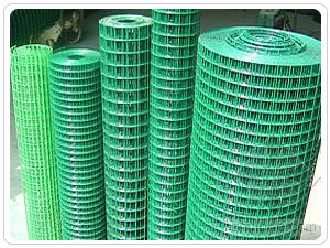 le PVC vert de 60*80mm a enduit le fil soudé Mesh For Construction se rouillant non